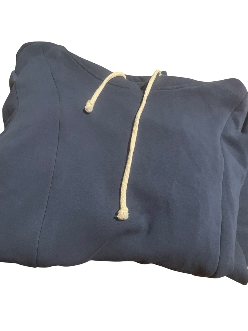 Bears land size L Men's Navy Pullover Hoodie with Cream Drawstrings like new